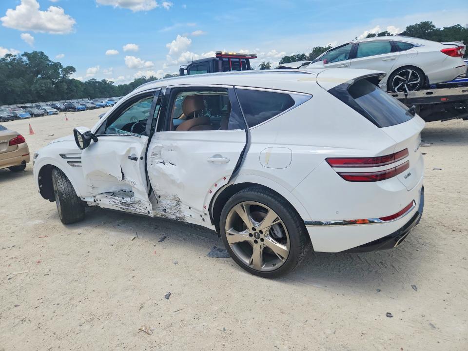 2023 Genesis VIN KMUHBDSB9PU121774 COPART salvage auction — SIDE, Salvage Title, sold $7,000 on 2026-07-21 (photo 2)