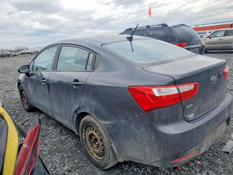 2015 Kia Rio VIN KNADM4A32F6518362 COPART salvage auction — FRONT END, Qc - Gravement Accidente, sold $125 on 2026-07-28 (photo 2)