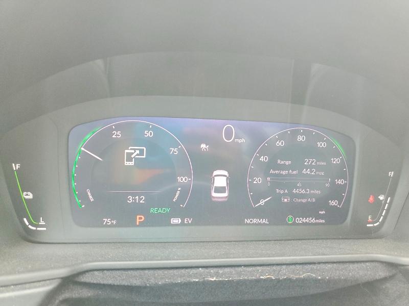 2024 Honda VIN 1HGCY2F66RA054330 COPART salvage auction — HAIL, Tx - Certificate Of Title, sold $13,300 on 2026-07-30 (photo 9)