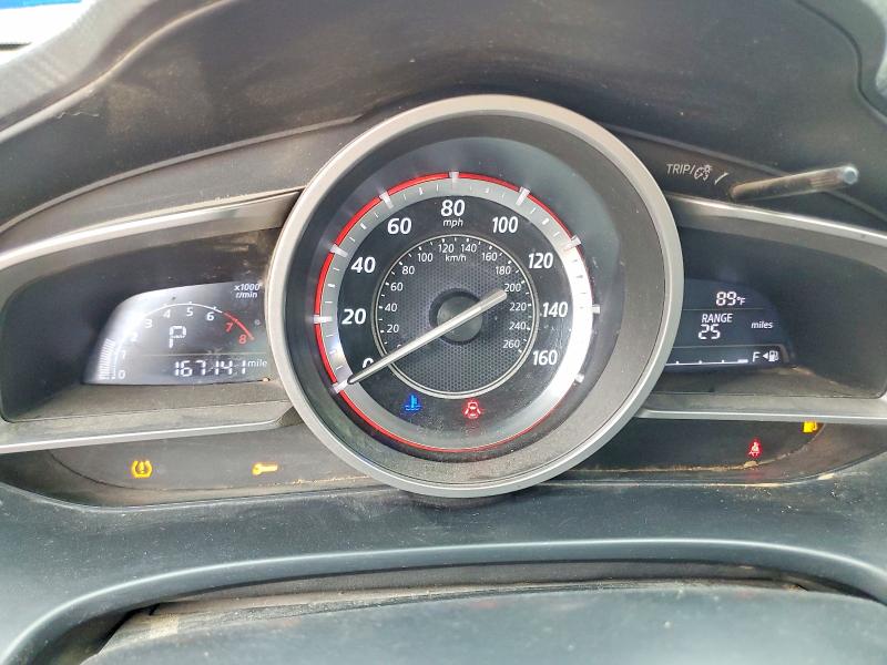 2016 Mazda VIN 3MZBM1U73GM245972 COPART salvage auction — FRONT END, Tx - Salvage Vehicle Title, sold $1,400 on 2026-07-10 (photo 9)