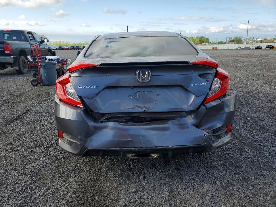 2019 Honda Civic VIN 2HGFC2F80KH025569 COPART salvage auction — FRONT END, On - Permit Salvage, sold $4,150 on 2026-07-02 (photo 6)