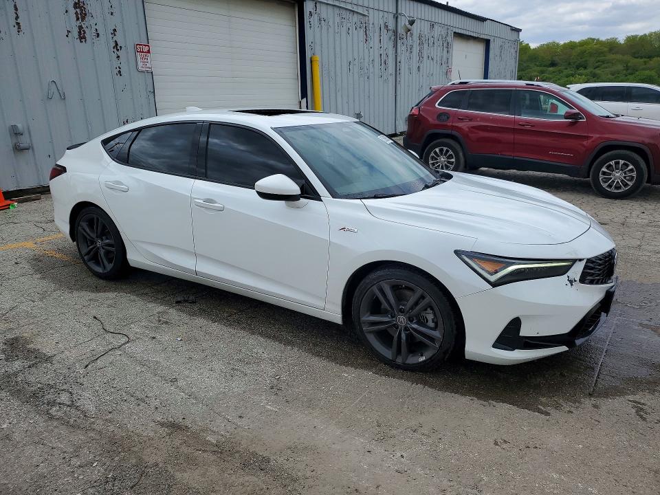 2023 Acura Integra VIN 19UDE4H33PA012061 COPART salvage auction — VANDALISM, Il - Salvage Certificate, sold $13,100 on 2026-07-08 (photo 4)