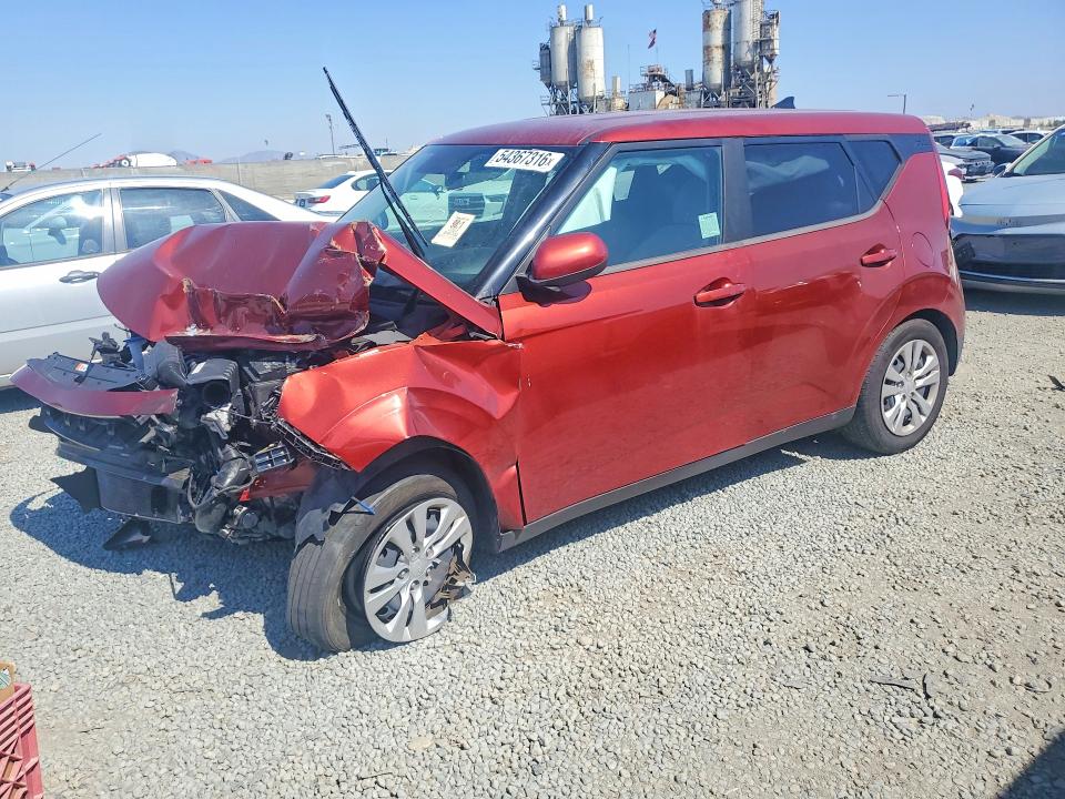 2022 Kia Soul VIN KNDJ23AU2N7837008 COPART salvage auction — FRONT END, Ca - Dis/Dlr/Exp Only Clean Title, sold $2,150 on 2026-07-27 (photo 1)