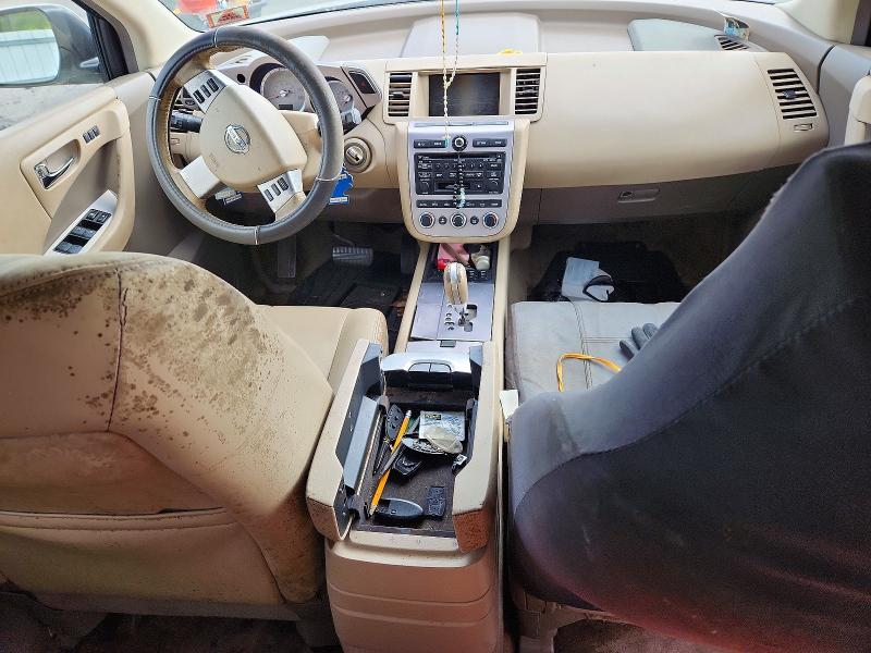 2007 Nissan Murano VIN JN8AZ08W37W610229 COPART salvage auction — MINOR DENT/SCRATCHES, Pa - Cert Of Title-W=Flood Vehicle, sold $1,000 on 2026-07-21 (photo 8)