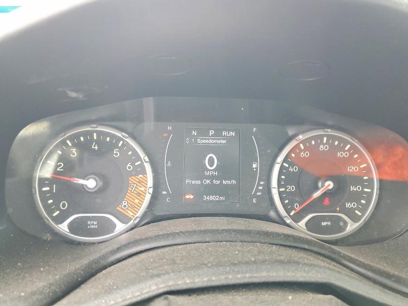 2020 Jeep Renegade VIN ZACNJAAB9LPL76457 COPART salvage auction — FRONT END, Tx - Certificate Of Title, sold $5,100 on 2026-07-17 (photo 9)