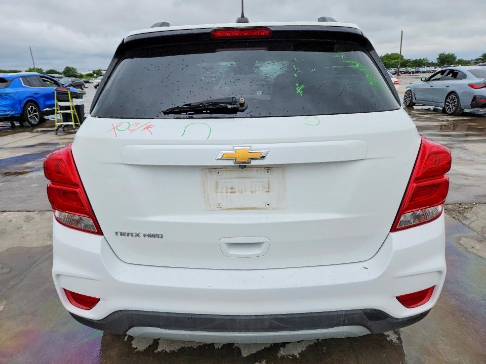 2021 Chevrolet Trax VIN KL7CJPSB5MB359191 COPART salvage auction — HAIL, Tx - Certificate Of Title, sold $4,350 on 2026-07-09 (photo 6)