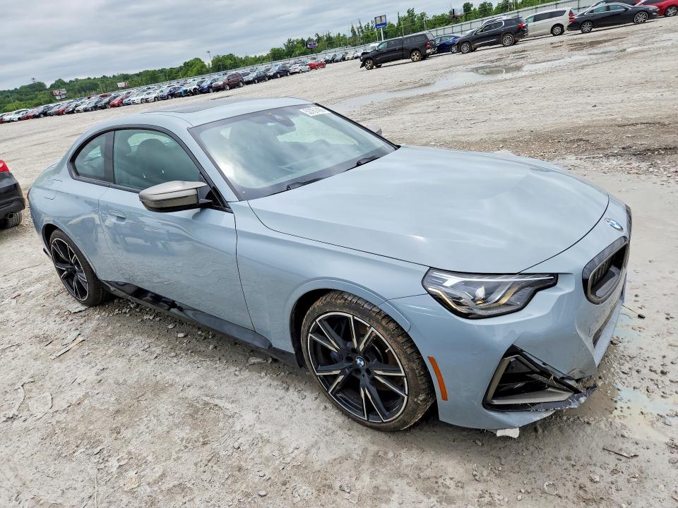 2024 BMW M2 VIN 3MW53CM01R8E51544 COPART salvage auction — FRONT END, Il - Salvage Certificate, sold $22,800 on 2026-07-06 (photo 4)