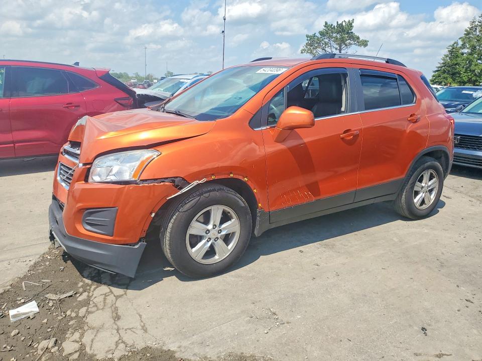 2016 Chevrolet Trax VIN KL7CJLSB3GB669305 COPART salvage auction — FRONT END, Mi - Certificate Of Title, sold $875 on 2026-07-10 (photo 1)