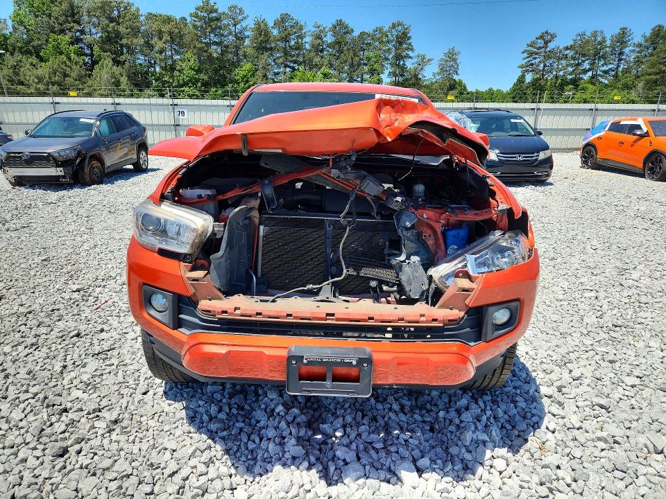 2016 Toyota Tacoma VIN 5TFCZ5AN7GX010973 COPART salvage auction — FRONT END, Ga - Cert Of Title-Salvage, sold $14,700 on 2026-07-09 (photo 5)