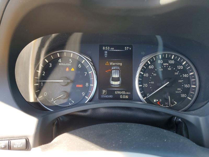 2019 Infiniti Q50 VIN JN1EV7AP8KM514981 COPART salvage auction — FRONT END, Ca - Salvage Certificate, sold $4,800 on 2026-07-16 (photo 9)