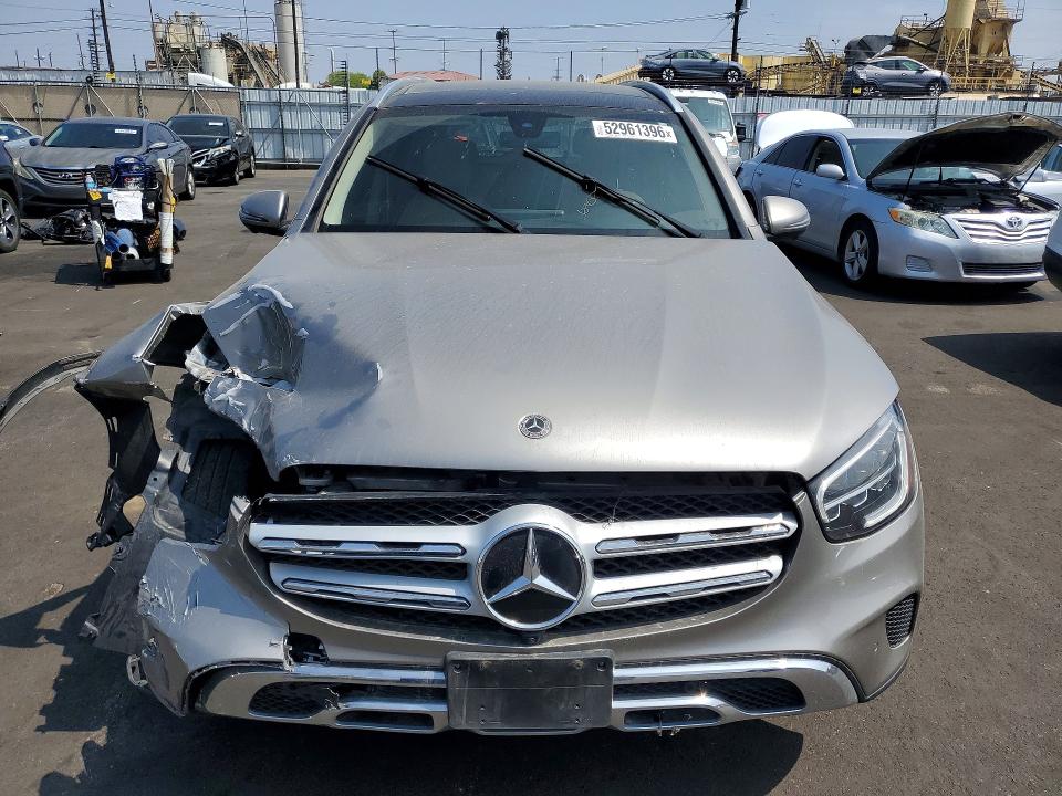 2021 Mercedes-benz Glc VIN W1N0G8DB0MV267873 COPART salvage auction — FRONT END, Ca - Salvage Certificate, sold $4,350 on 2026-07-08 (photo 5)