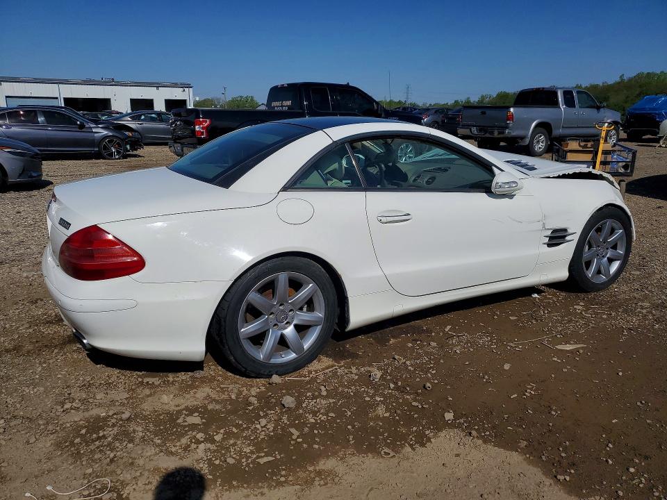 2003 Mercedes-benz Sl-klasse VIN WDBSK75F03F034397 COPART salvage auction — FRONT END, In - Cert Of Title-Salvage Title, sold $600 on 2026-07-10 (photo 3)
