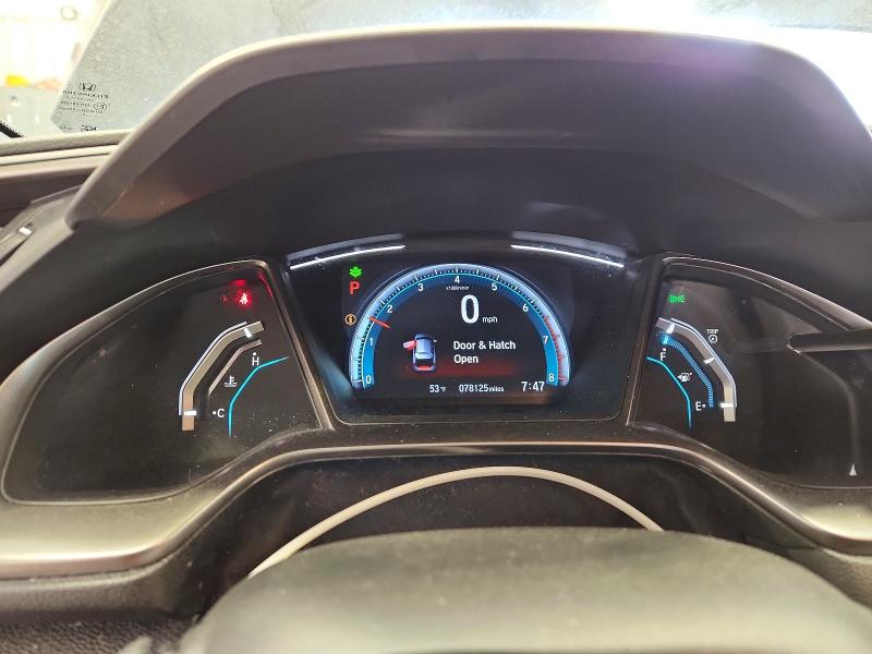2020 Honda Civic VIN SHHFK7H64LU225628 COPART salvage auction — REAR END, Wi - Cert Of Title-Salvage Vehicle, sold $5,600 on 2026-07-20 (photo 9)