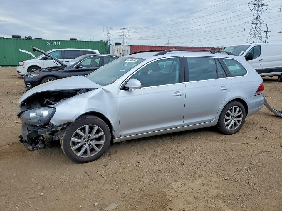 2014 Volkswagen VIN 3VWPP7AJ2EM621557 COPART salvage auction — FRONT END, Il - Salvage Certificate, sold $375 on 2026-07-02 (photo 1)
