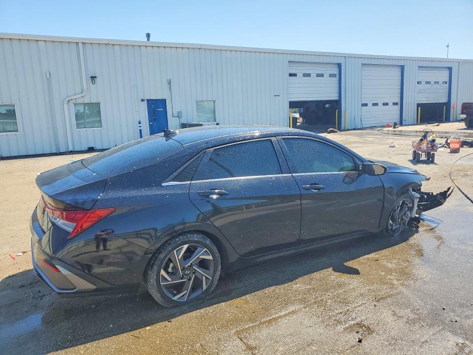 2024 Hyundai Elantra VIN KMHLP4DG5RU733833 COPART salvage auction — FRONT END, Al - Certificate Of Title, sold $6,200 on 2026-07-02 (photo 3)