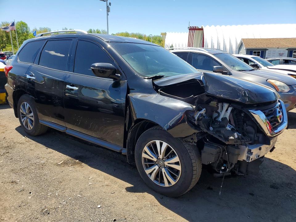 2017 Nissan Pathfinder VIN 5N1DR2MM9HC901423 COPART salvage auction — FRONT END, Ct - Cert Of Title-Salvage, sold $2,000 on 2026-07-02 (photo 4)