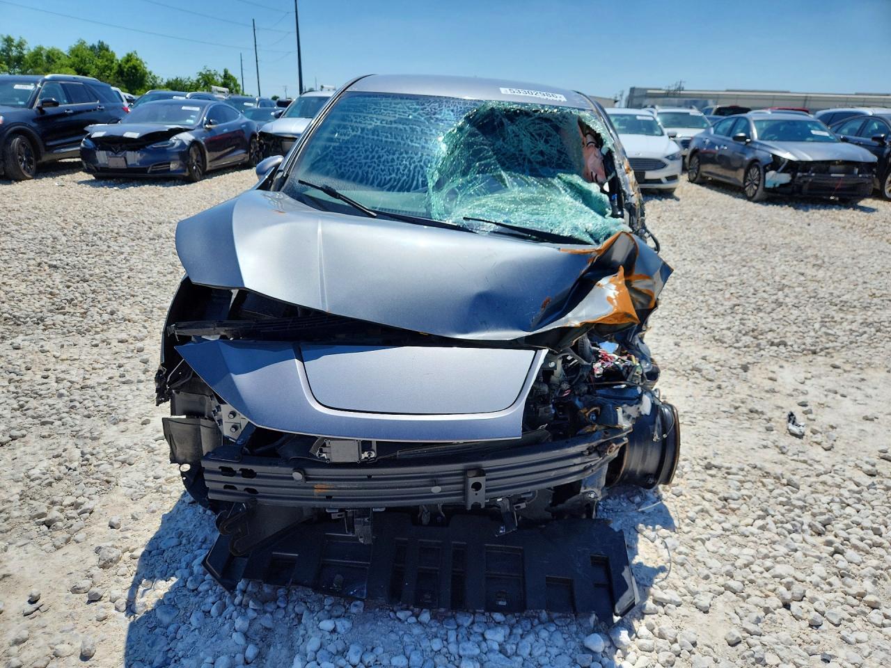 2023 Nissan Leaf VIN 1N4AZ1BV1PC558107 COPART salvage auction — Front End, TX - CERTIFICATE OF TITLE, sold $1,450 on 2026-07-09 (photo 5)