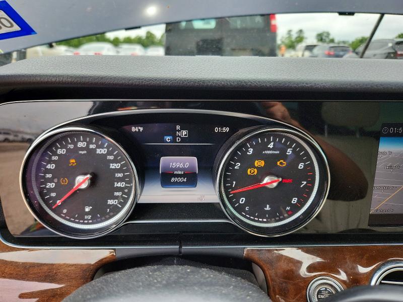2017 Mercedes-benz E-klasse VIN WDDZF4KB9HA208109 COPART salvage auction — FRONT END, Tx - Salvage Vehicle Title, sold $4,750 on 2026-07-21 (photo 9)