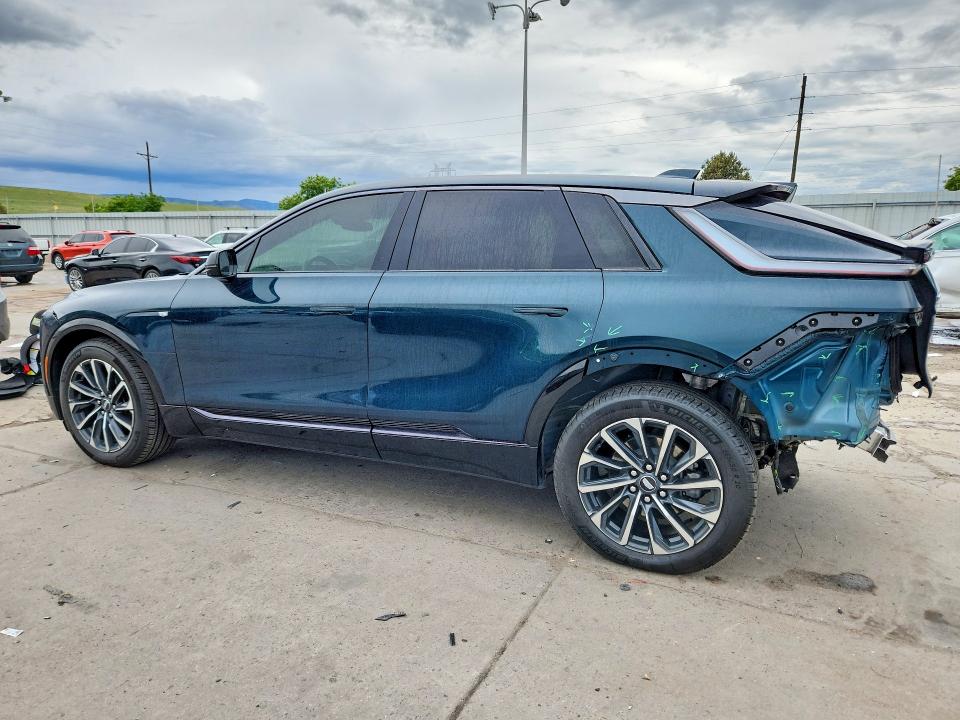 2024 Cadillac Lyriq VIN 1GYKPVRL7RZ142475 COPART salvage auction — REAR END, Co - Salvage Title, sold $1,300 on 2026-07-27 (photo 2)