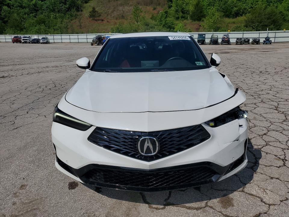 2024 Acura Integra VIN 19UDE4H6XRA011468 COPART salvage auction — FRONT END, Wv - Salvage Certificate, sold $10,800 on 2026-07-30 (photo 5)