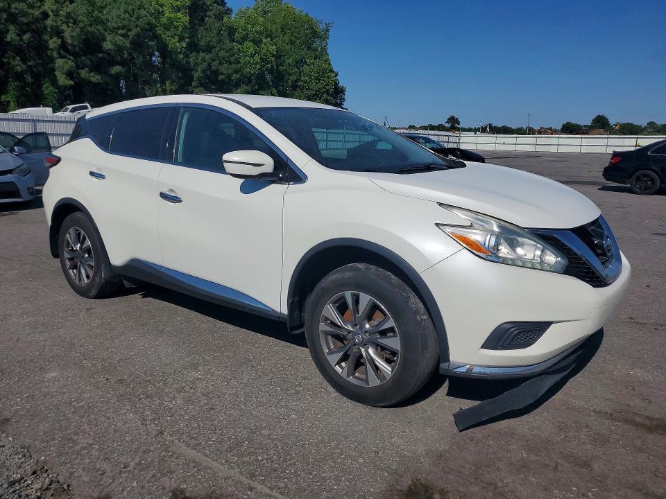 2017 Nissan Murano VIN 5N1AZ2MH0HN184601 COPART salvage auction — FRONT END, Nc - Dealer Only Clean Title (P), sold $1,850 on 2026-07-02 (photo 4)