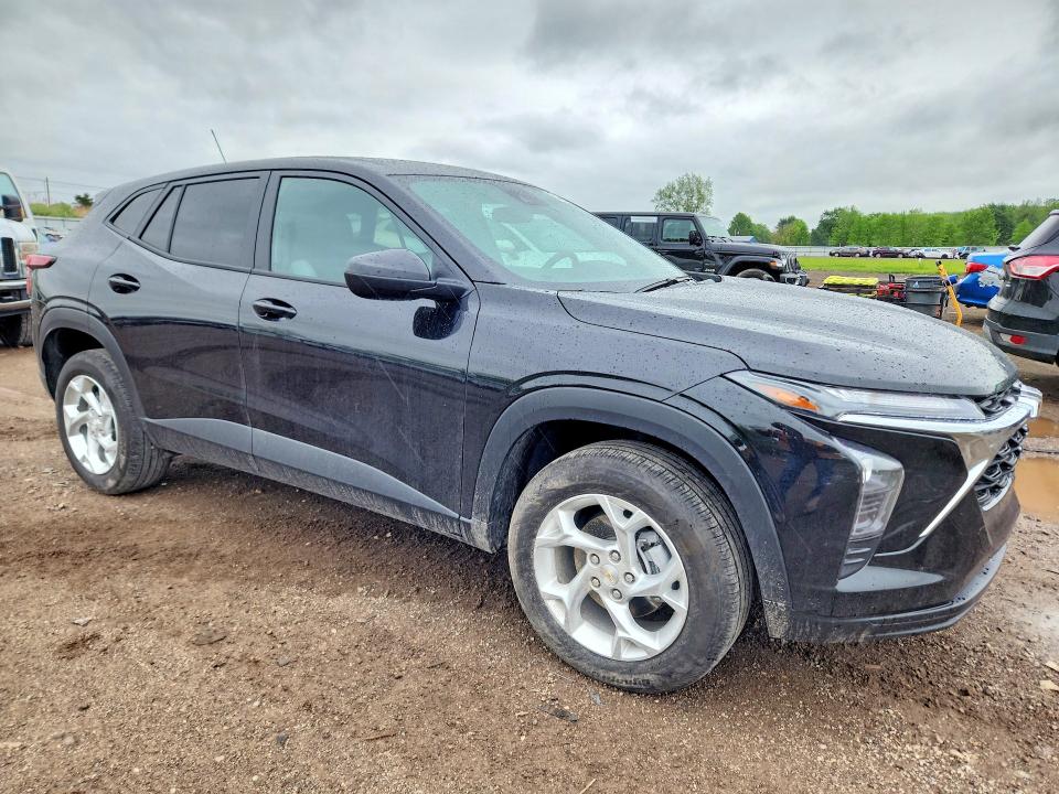 2025 Chevrolet VIN KL77LFEP8SC333964 COPART salvage auction — HAIL, Oh - Cert Of Title-Salvage, sold $7,200 on 2026-07-23 (photo 4)