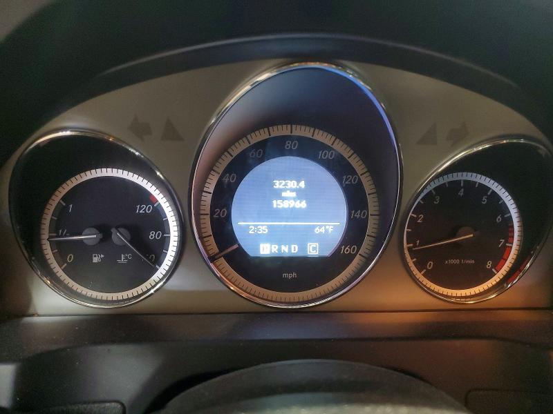 2009 Mercedes-benz C-klasse VIN WDDGF81X99R084020 COPART salvage auction — FRONT END, MI - CERTIFICATE OF TITLE, sold $600 on 2026-07-10 (photo 9)