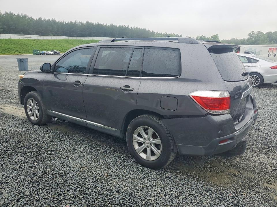 2011 Toyota Highlander VIN 5TDZA3EH7BS015034 COPART salvage auction — REAR END, Nc - Salvage Certificate Of Title, sold $5,900 on 2026-07-02 (photo 2)