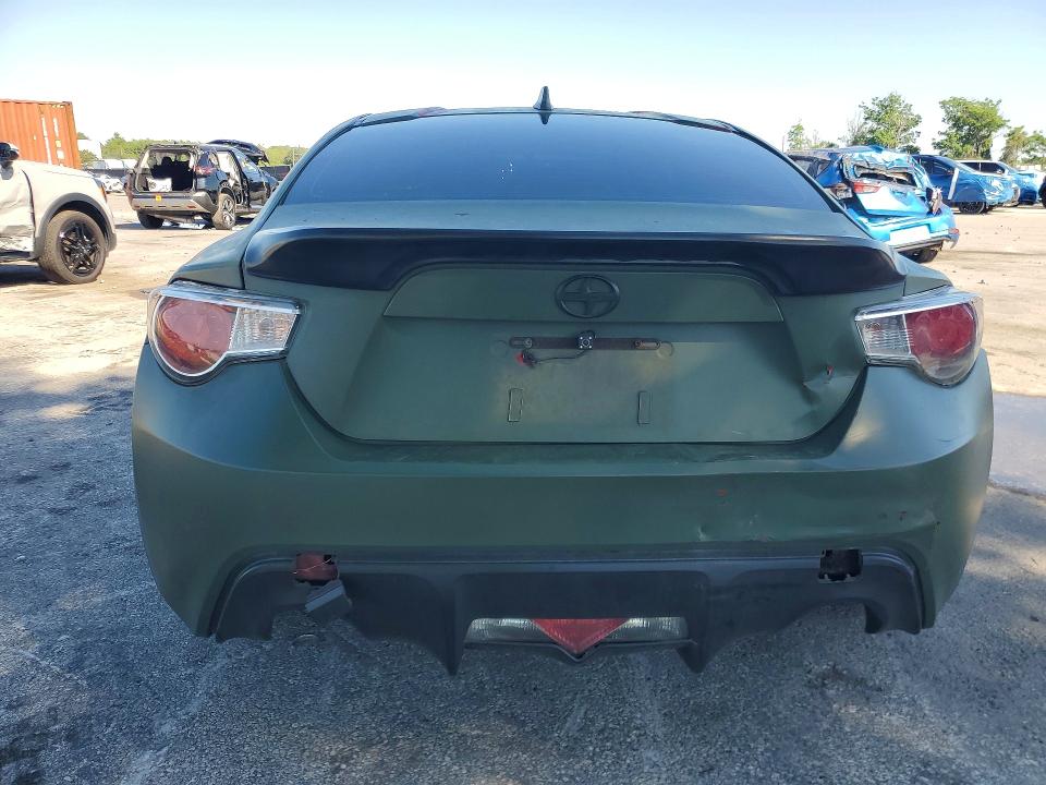 2015 Scion Fr-s VIN JF1ZNAA18F8702542 COPART salvage auction — REAR END, GA - CERT OF TITLE-REBUILT SALVAGE, sold $1,300 on 2026-07-14 (photo 6)