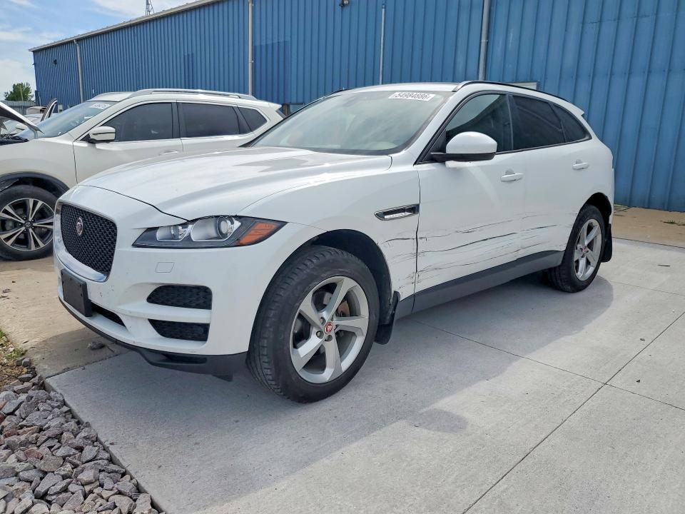 2018 Jaguar F-pace VIN SADCJ2FX0JA270744 COPART salvage auction — SIDE, Il - Salvage Certificate, sold $4,000 on 2026-07-08 (photo 1)