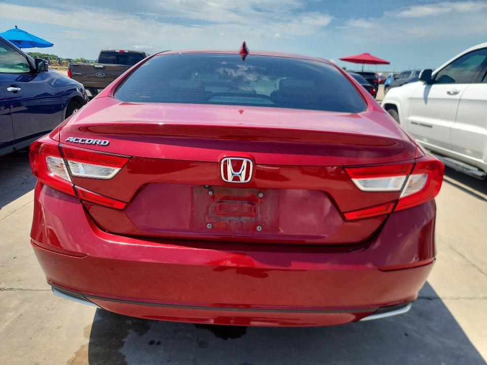 2018 Honda Accord VIN 1HGCV1F58JA208941 COPART salvage auction — UNDERCARRIAGE, Tx - Salvage Vehicle Title, sold $5,800 on 2026-07-09 (photo 6)