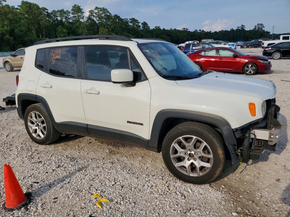 2017 Jeep Renegade VIN ZACCJABB4HPF85332 COPART salvage auction — FRONT END, Tx - Certificate Of Title, sold $2,150 on 2026-07-07 (photo 4)