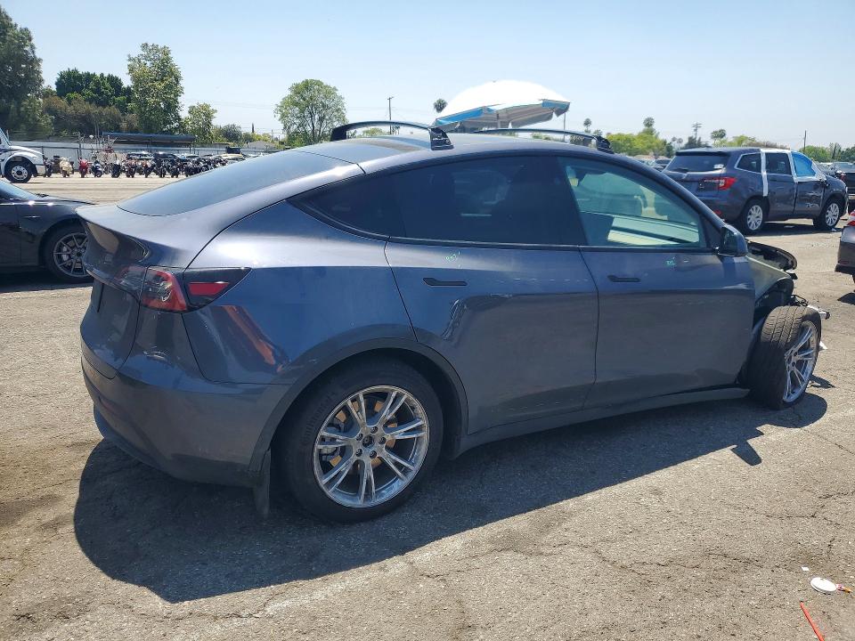 2023 Tesla Model y VIN 7SAYGDEE2PF956248 COPART salvage auction — FRONT END, Ca - Salvage Certificate, sold $14,100 on 2026-07-02 (photo 3)