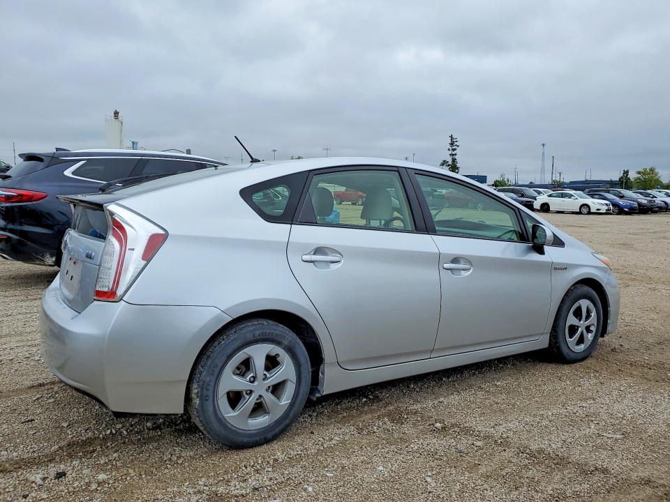 2012 Toyota VIN JTDKN3DUXC5389830 COPART salvage auction — HAIL, Ia - Cert Of Title-Salvage Title, sold $1,750 on 2026-07-15 (photo 3)