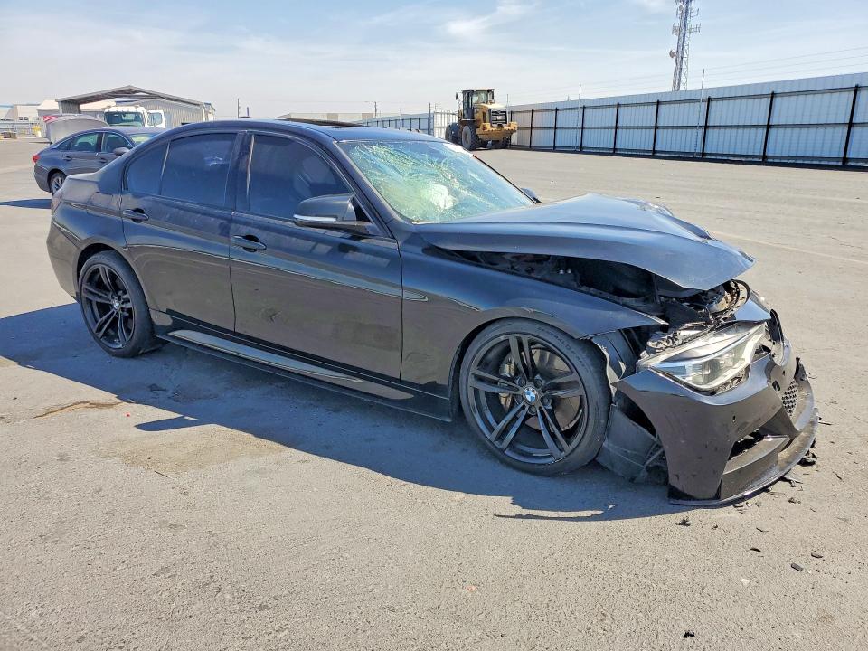2016 BMW 3er VIN WBA8B3G50GNT62517 COPART salvage auction — FRONT END, Ca - Salvage Certificate, sold $70 on 2026-07-27 (photo 4)