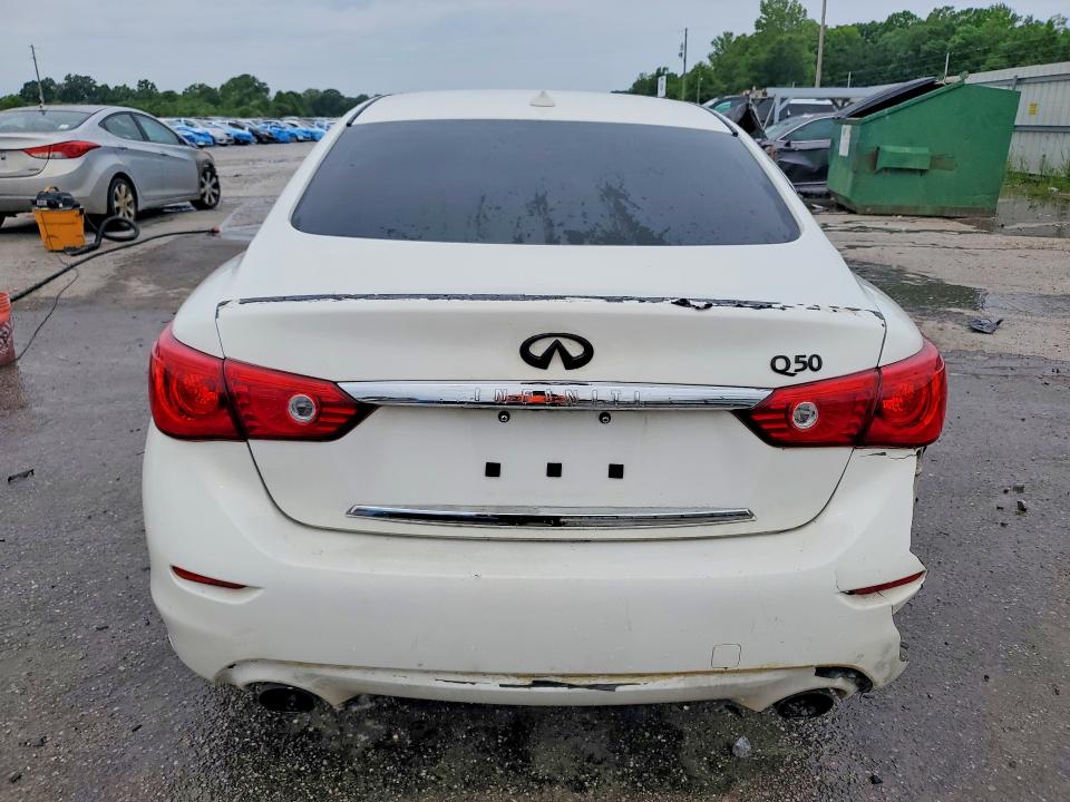 2015 Infiniti Q50 VIN JN1BV7AP5FM347990 COPART salvage auction — REAR END, Al - Cert Of Title-Salvage Title, sold $475 on 2026-07-16 (photo 6)
