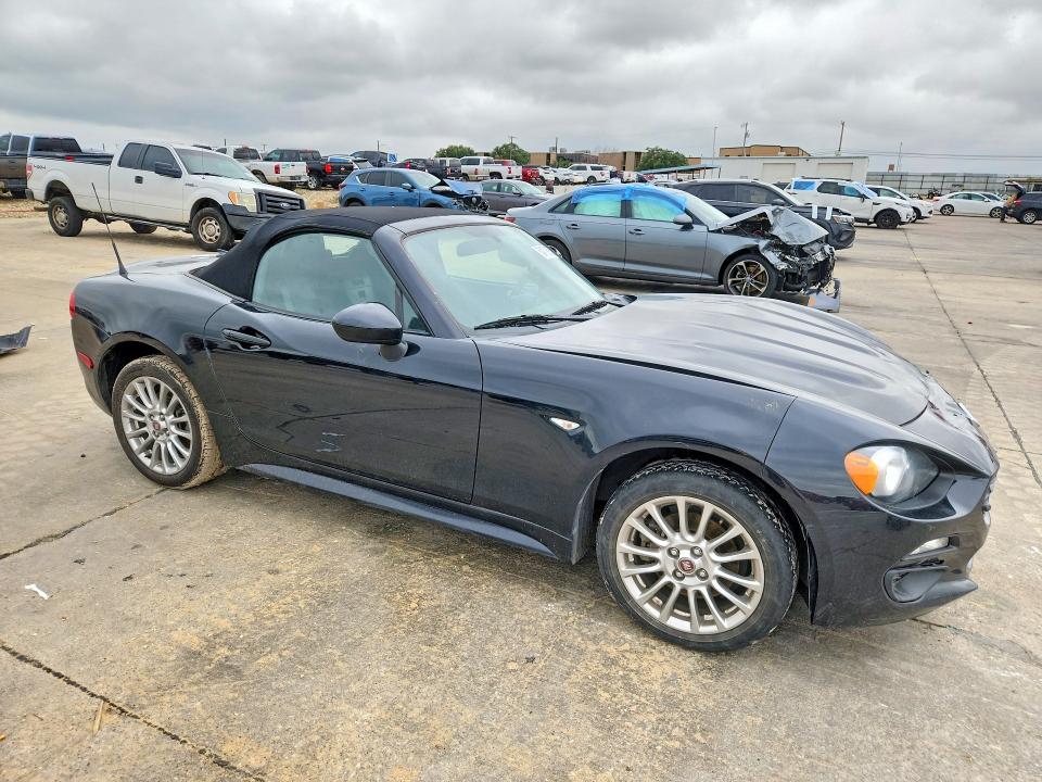 2020 Fiat 124 spider VIN JC1NFAEK8L0145289 COPART salvage auction — FRONT END, Tx - Salvage Vehicle Title, sold $1,000 on 2026-07-23 (photo 4)