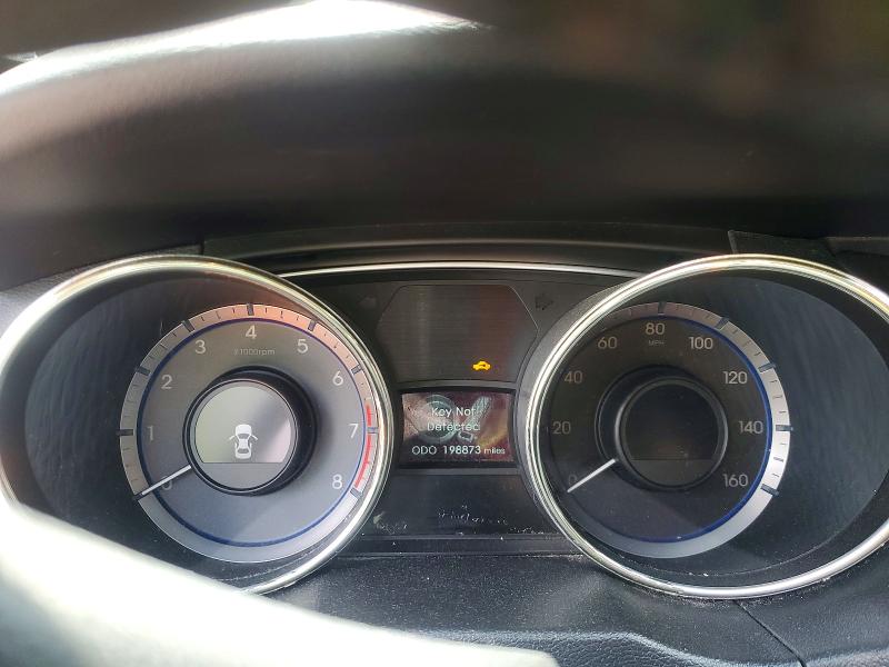 2012 Hyundai Sonata VIN 5NPEC4AC9CH357360 COPART salvage auction — FRONT END, Md - Cert Of Salvage > 75% Damage, sold $225 on 2026-07-28 (photo 9)