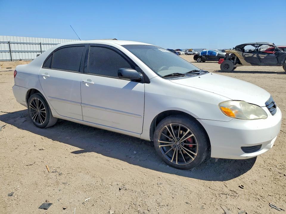 2003 Toyota Corolla VIN JTDBR32E430020359 COPART salvage auction — NORMAL WEAR, Ca - Dis/Dlr/Exp Only Clean Title, sold $500 on 2026-07-20 (photo 4)