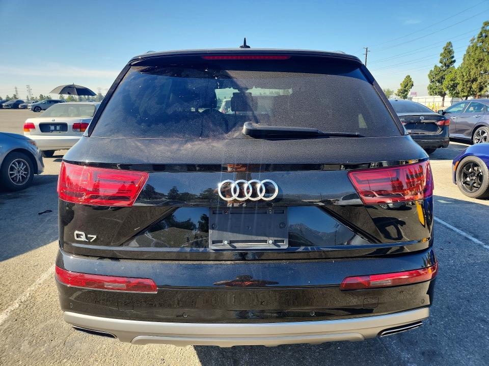 2019 Audi Q7 VIN WA1AHAF79KD015724 COPART salvage auction — MINOR DENT/SCRATCHES, Ca - Salvage Certificate, sold $1,150 on 2026-08-04 (photo 6)
