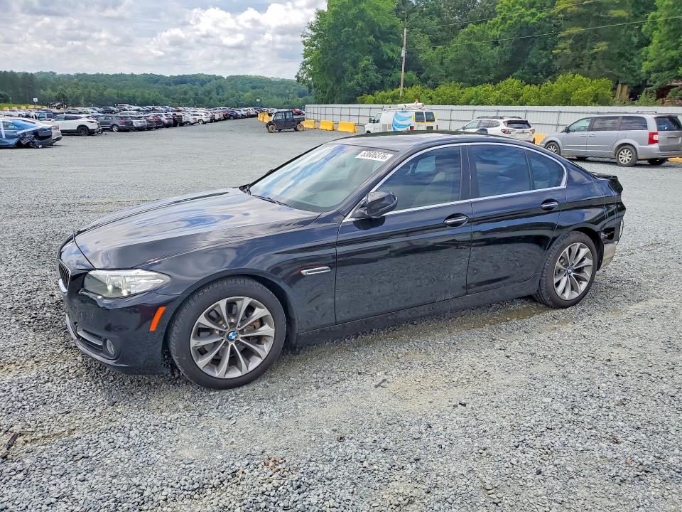 2016 BMW 5 series VIN WBA5A5C53GG348378 COPART salvage auction — REAR END, Nc - Salvage Certificate Of Title, sold $4,550 on 2026-07-09 (photo 1)