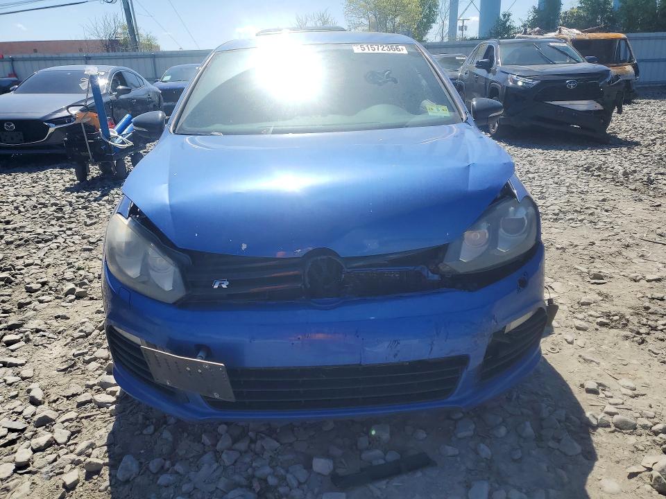2012 Volkswagen Golf r VIN WVWRF7AJ3CW315379 COPART salvage auction — FRONT END, Nj - Cert Of Title-Salvage, sold $2,250 on 2026-07-13 (photo 5)