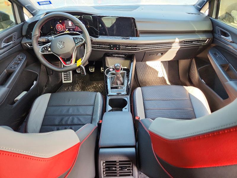 2024 Volkswagen Gti VIN WVW2A7CDXRW226456 COPART salvage auction — WATER/FLOOD, Tx - Salvage Title-Flood Damage, sold $12,500 on 2026-07-14 (photo 8)
