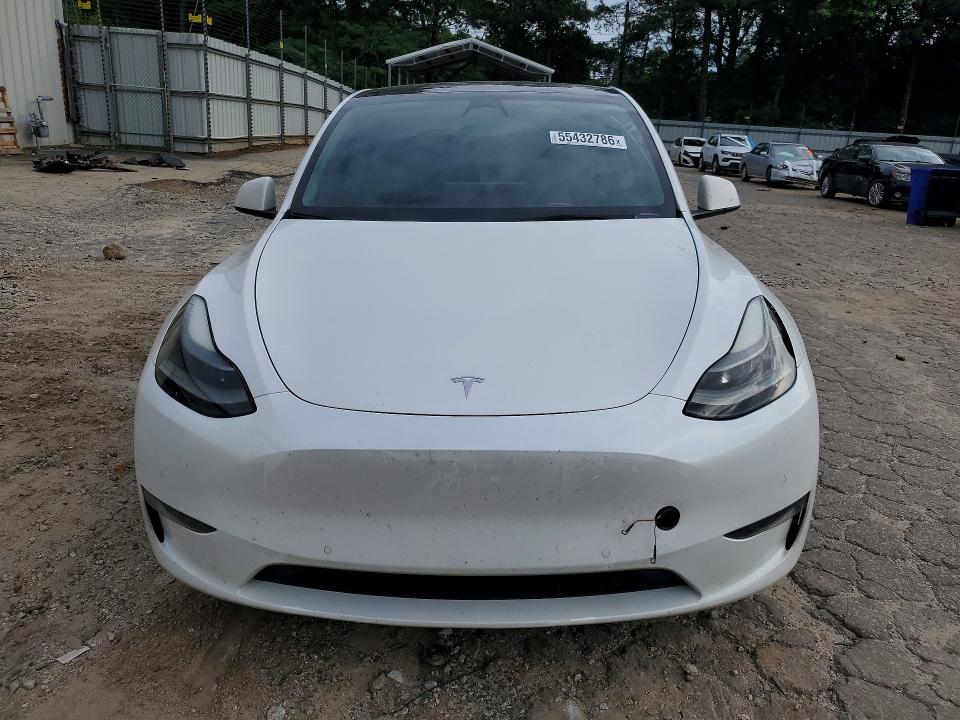 2022 Tesla Model y VIN 7SAYGDEFXNF539918 COPART salvage auction — REAR END, Ga - Cert Of Title-Salvage, sold $8,600 on 2026-07-24 (photo 5)