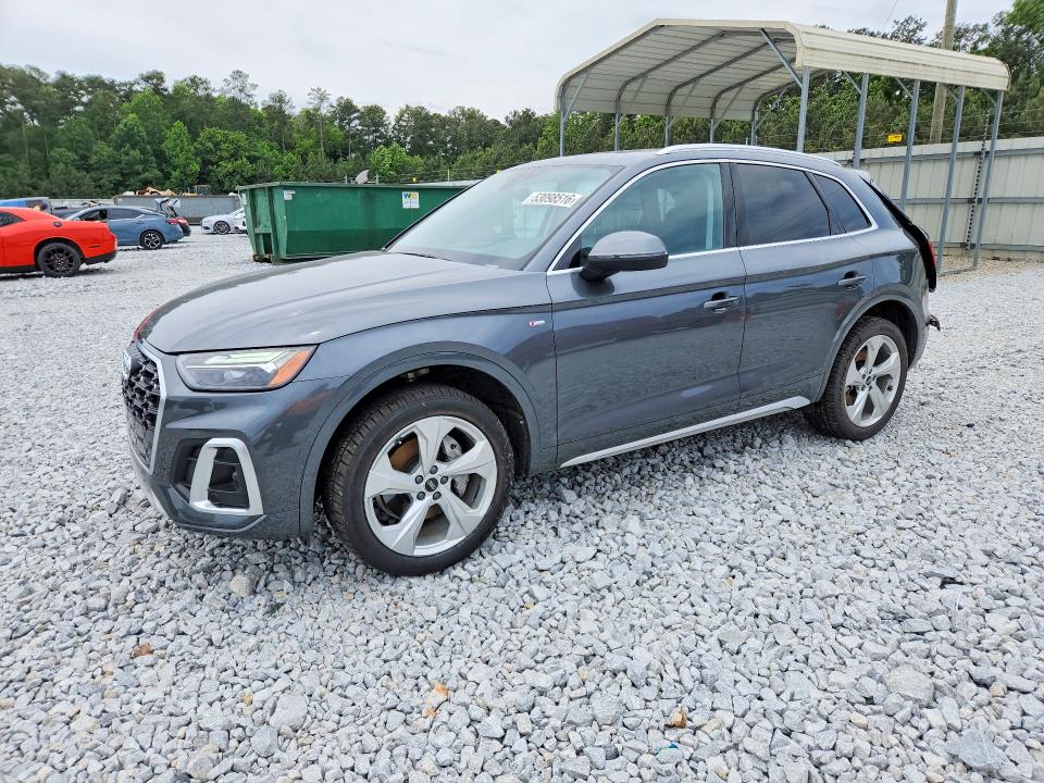 2023 Audi Q5 VIN WA1EAAFY3P2072244 COPART salvage auction — REAR END, Ga - Cert Of Title-Salvage, sold $17,500 on 2026-07-28 (photo 1)