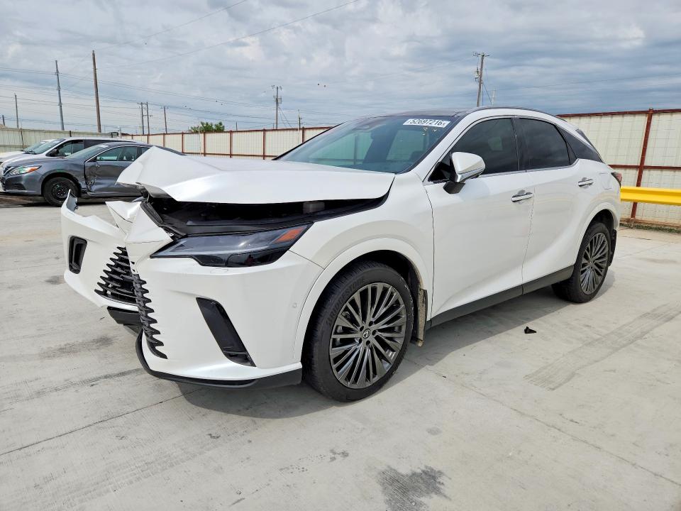 2024 Lexus Rx VIN 2T2BAMBA3RC034449 COPART salvage auction — FRONT END, Tx - Salvage Vehicle Title, sold $20,700 on 2026-07-21 (photo 1)