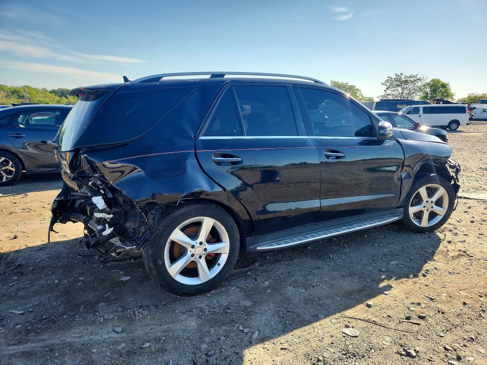 2016 Mercedes-benz Gle VIN 4JGDA5HB0GA743615 COPART salvage auction — REAR END, Wv - Certificate Of Title, sold $6,500 on 2026-07-09 (photo 3)