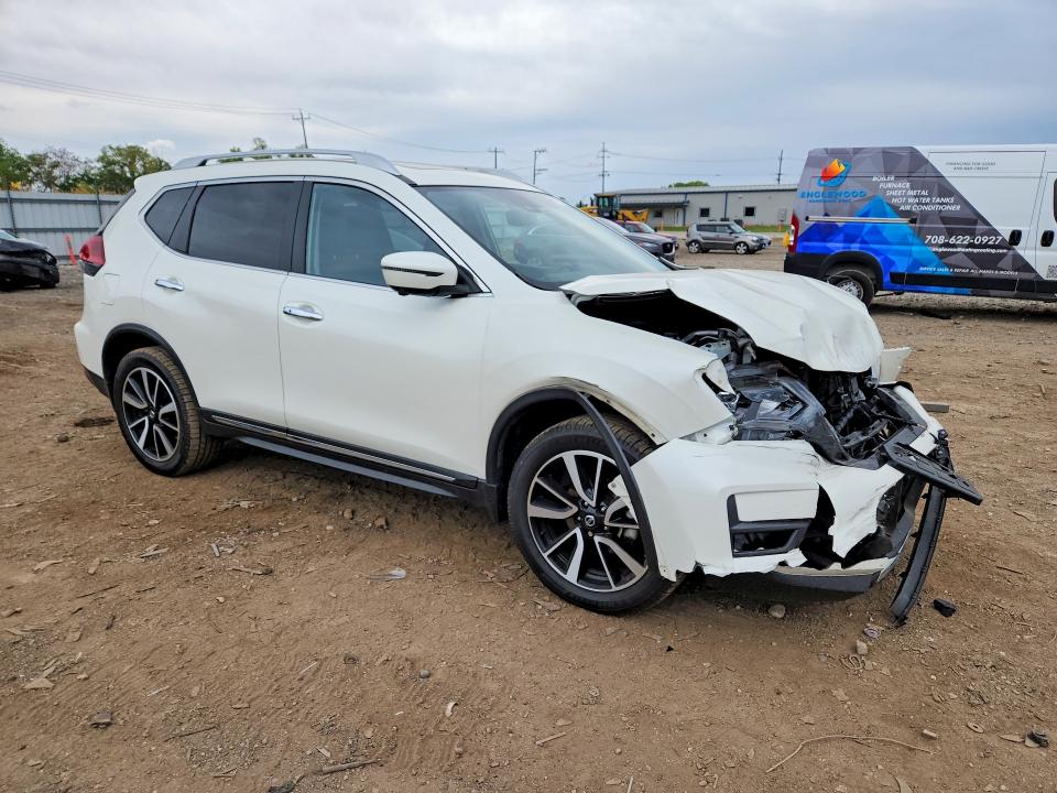 2018 Nissan Rogue VIN JN8AT2MV0JW324677 COPART salvage auction — FRONT END, IL - SALVAGE CERTIFICATE, sold $4,400 on 2026-07-08 (photo 4)