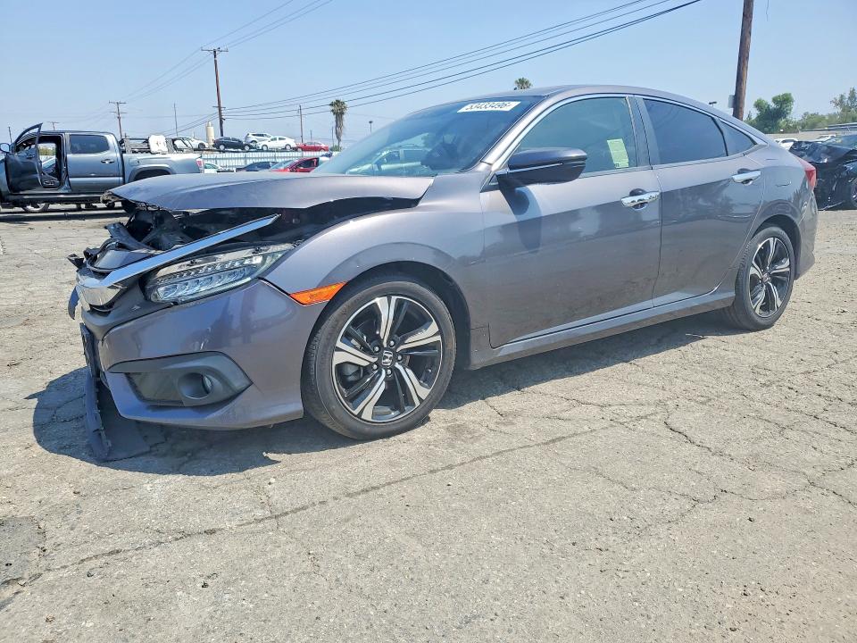 2018 Honda Civic VIN JHMFC1F91JX013361 COPART salvage auction — FRONT END, Ca - Salvage Certificate, sold $2,700 on 2026-07-02 (photo 1)