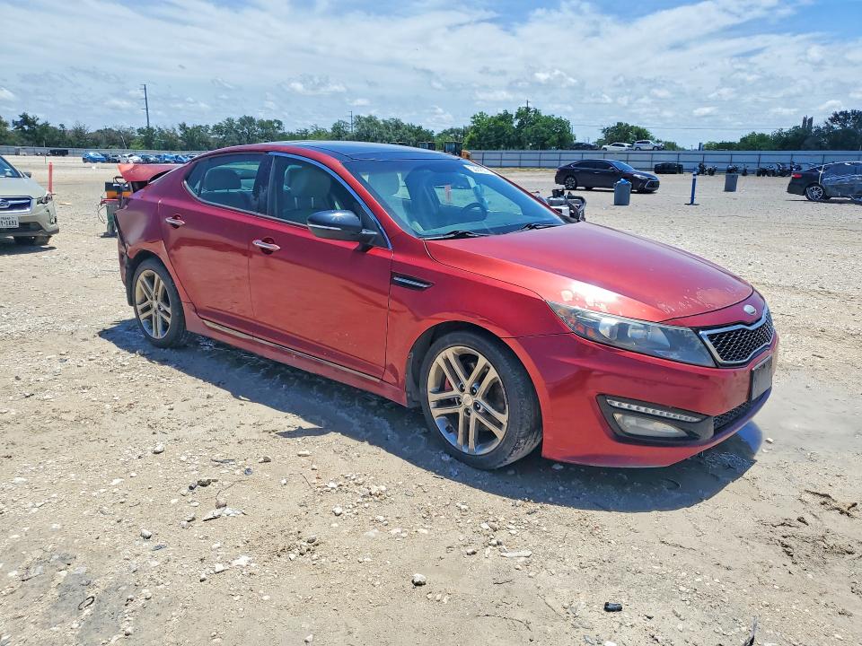 2013 Kia Optima VIN 5XXGR4A66DG122929 COPART salvage auction — REAR END, Tx - Salvage Vehicle Title, sold $1,000 on 2026-07-02 (photo 4)